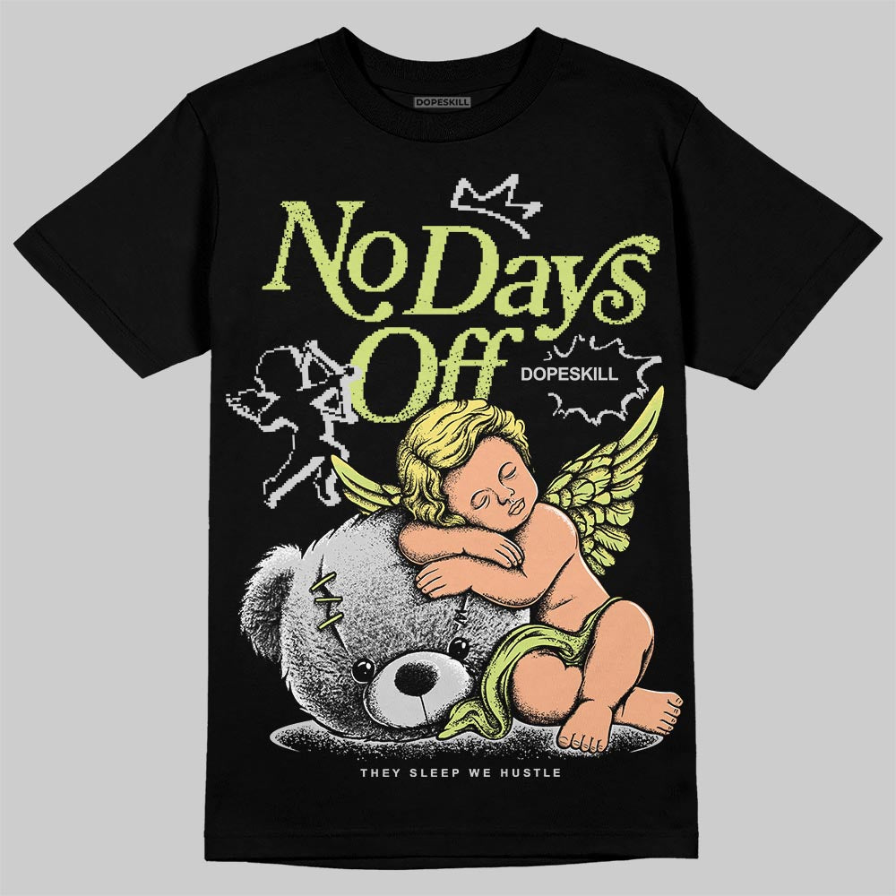 Light Lemon Twist 4s DopeSkill T-Shirt New No Days Off Graphic