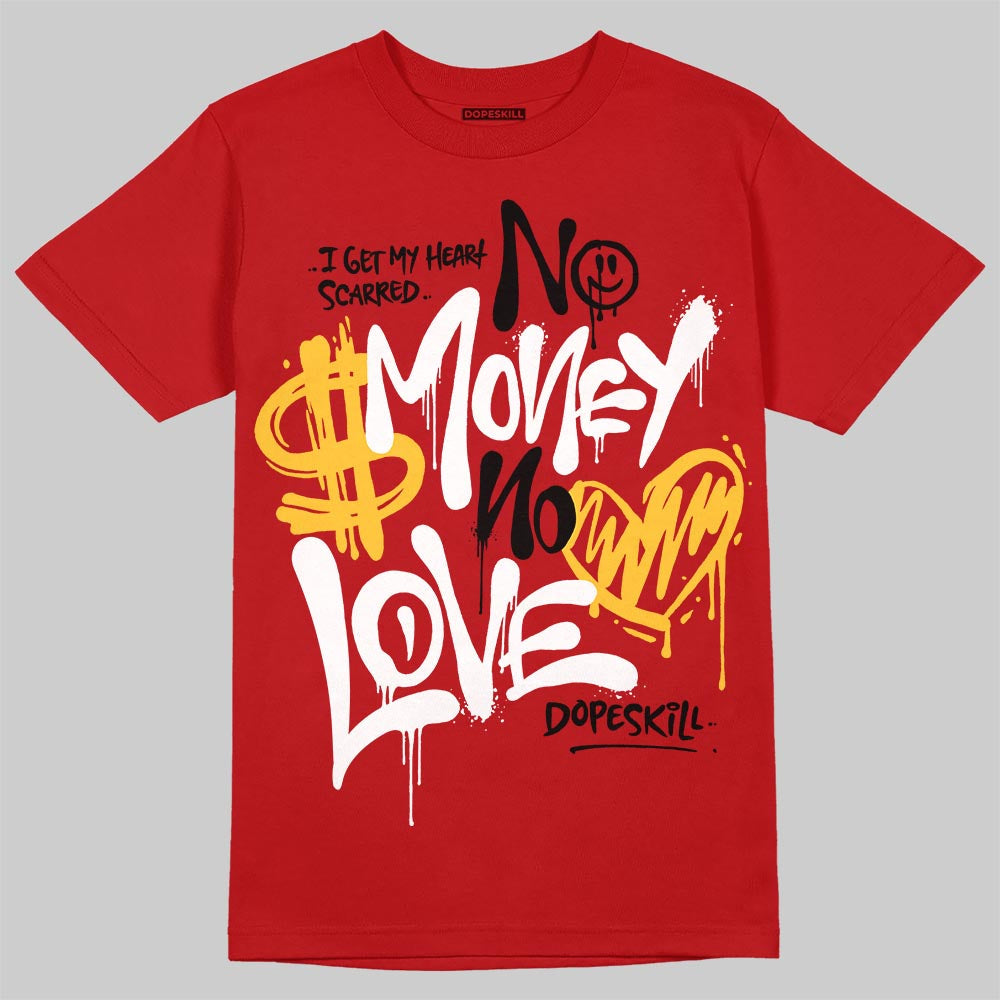 Ferrari 14s DopeSkill T-Shirt No Money No Love Typo Graphic