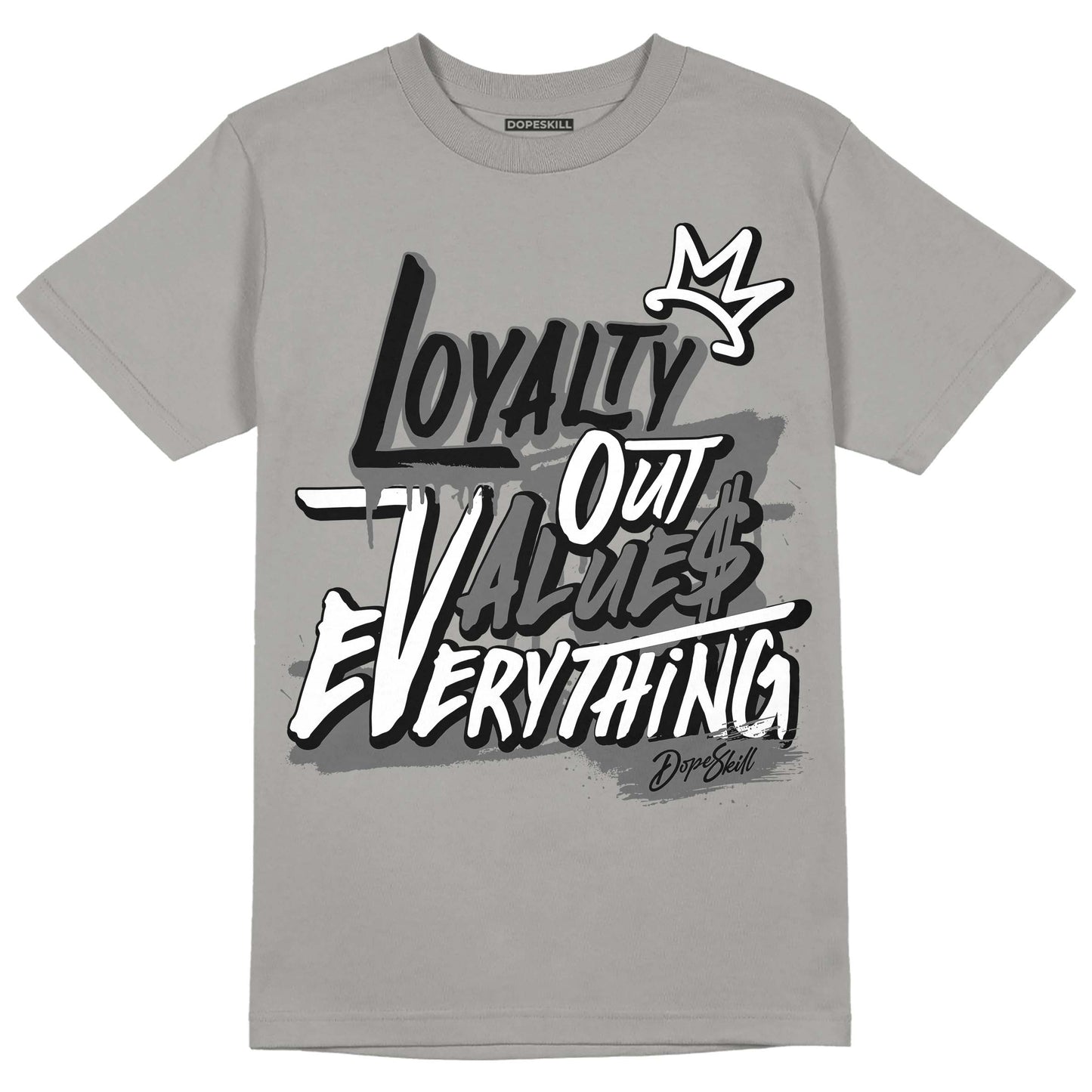 Grey Collection DopeSkill Grey T-shirt LOVE Graphic