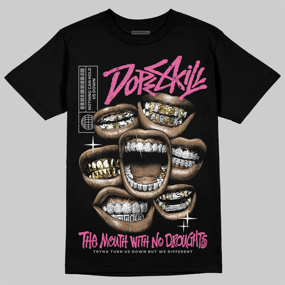 Kayano 14 Cream Sweet Pink DopeSkill T-Shirt The Mouth With No Droughts Graphic