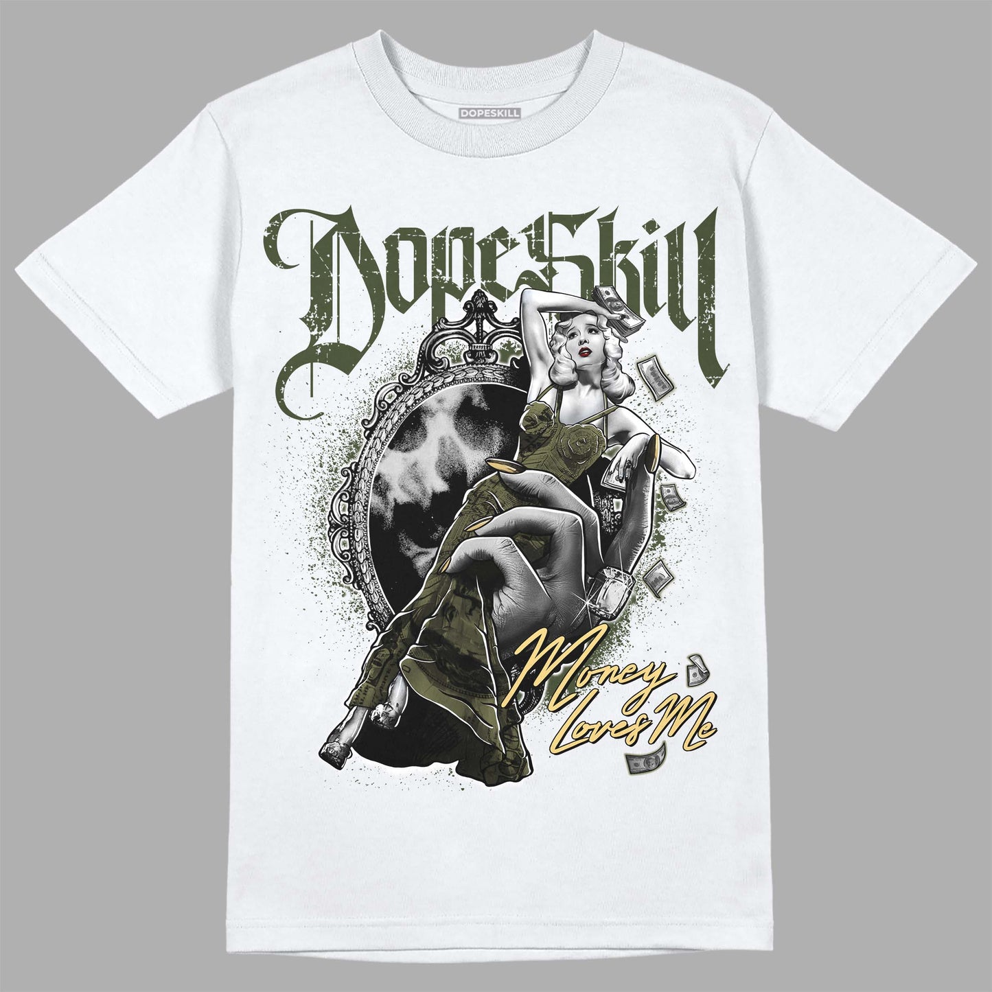 Craft Olive 4s DopeSkill T-Shirt Money Loves Me Graphic