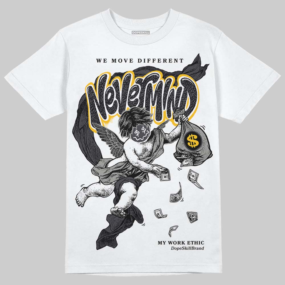 Black Cat 3s DopeSkill T-Shirt Nevermind Graphic