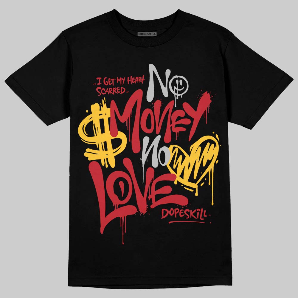 Ferrari 14s DopeSkill T-Shirt No Money No Love Typo Graphic