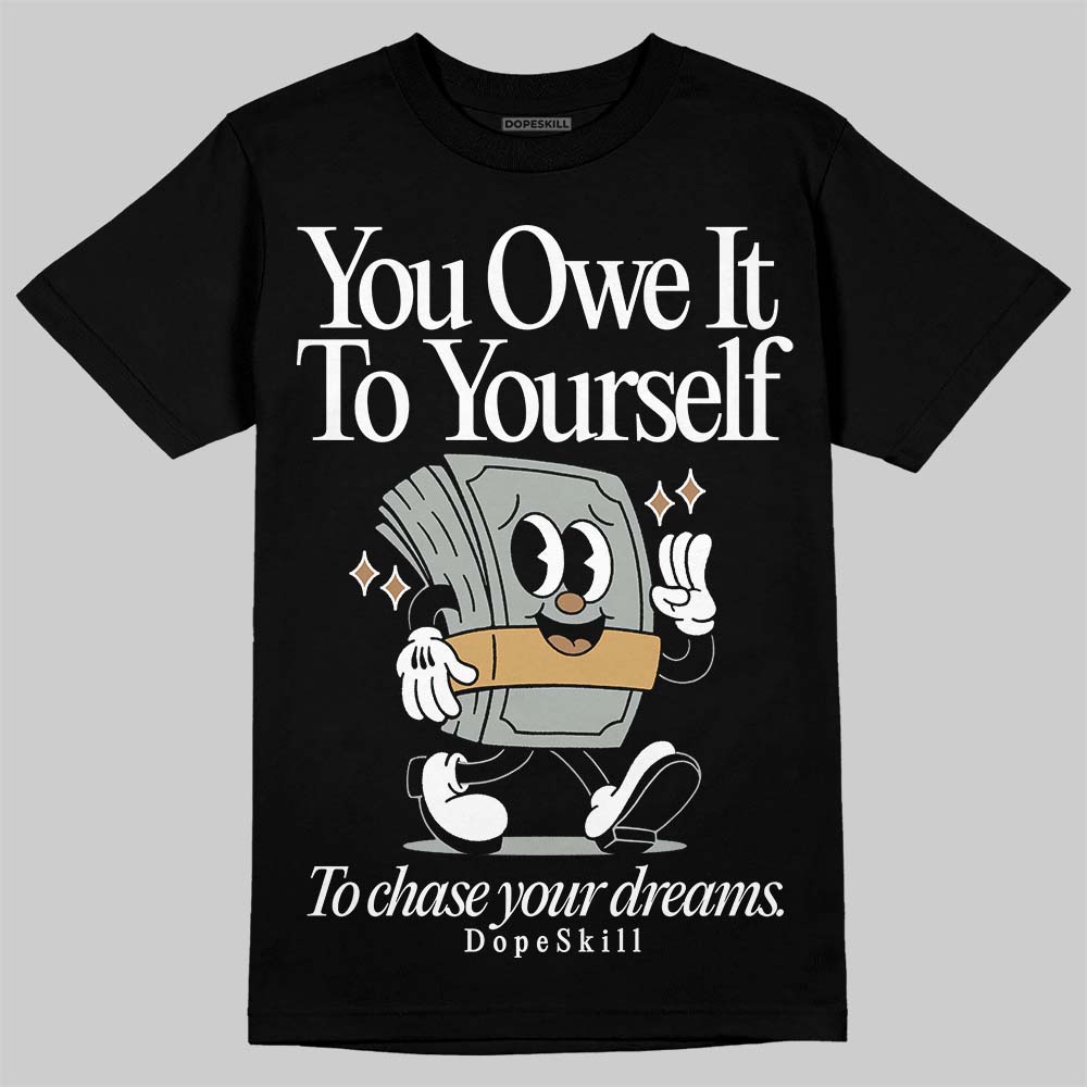 1906R ‚ÄòWhite Gold‚Äô DopeSkill T-Shirt Owe It To Yourself Graphic