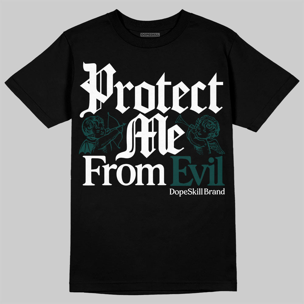 Oxidized Green 4s DopeSkill T-Shirt Protect Me From Evil Graphic