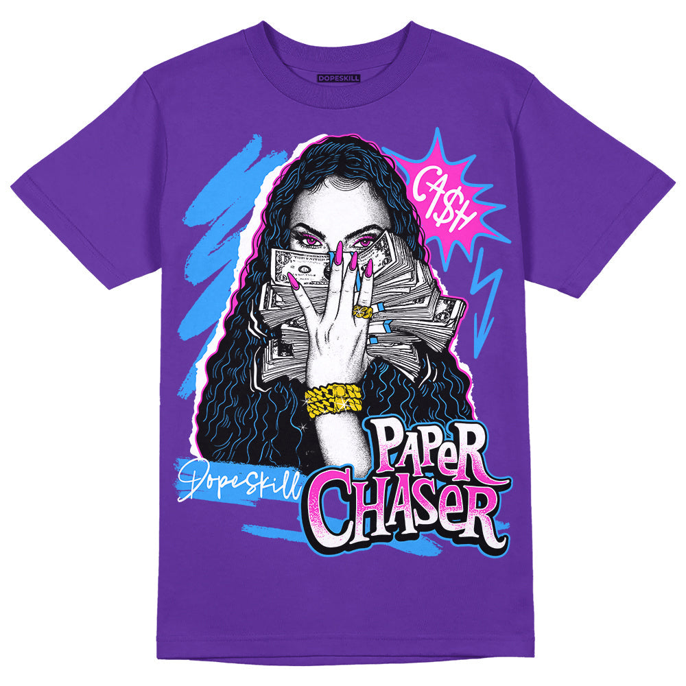 Dunk Purple Championship Court White DopeSkill Purple T-shirt NPC Graphic