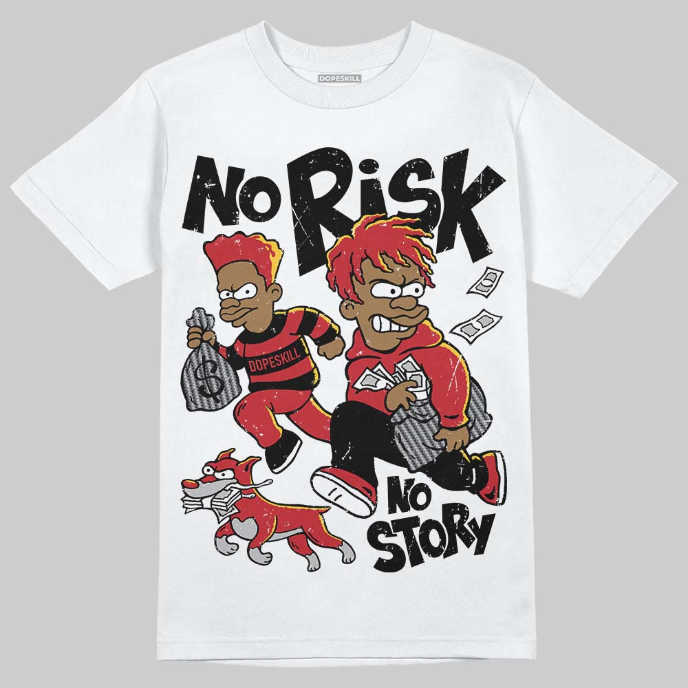 Ferrari 14s DopeSkill T-Shirt No Risk No Story Graphic