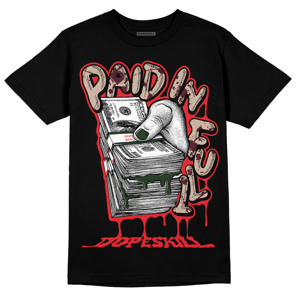 Dunk Freddy Krueger DopeSkill T-Shirt Paid In Full Graphic