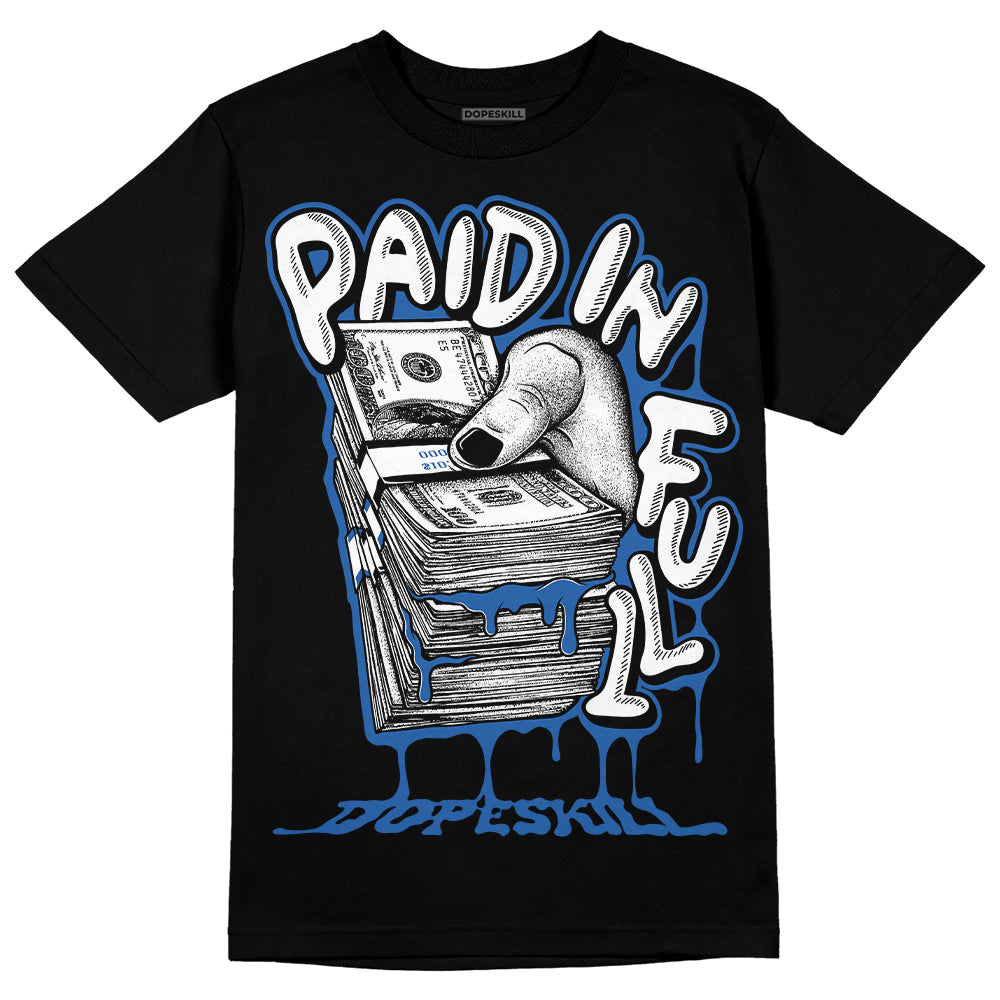 Space Jam 11s DopeSkill T-Shirt Paid In Full Graphic