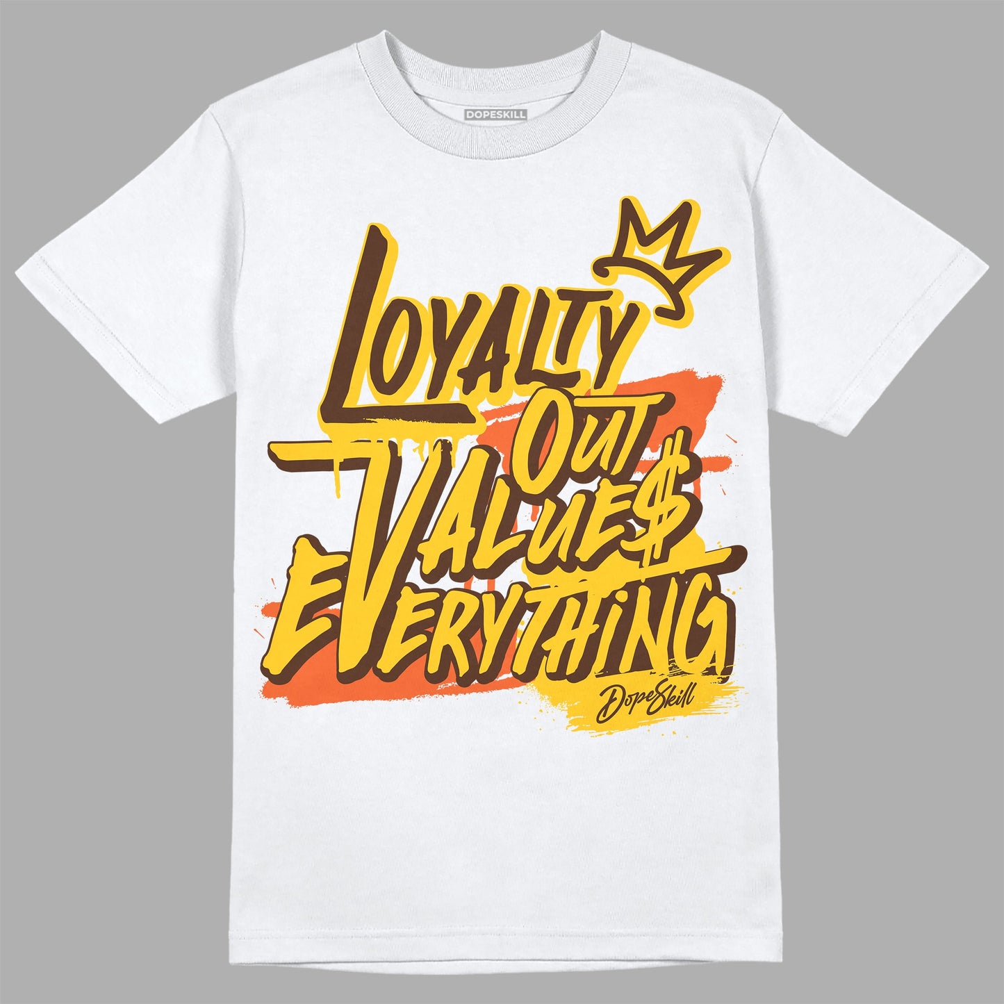Yellow Collection DopeSkill T-Shirt LOVE Graphic
