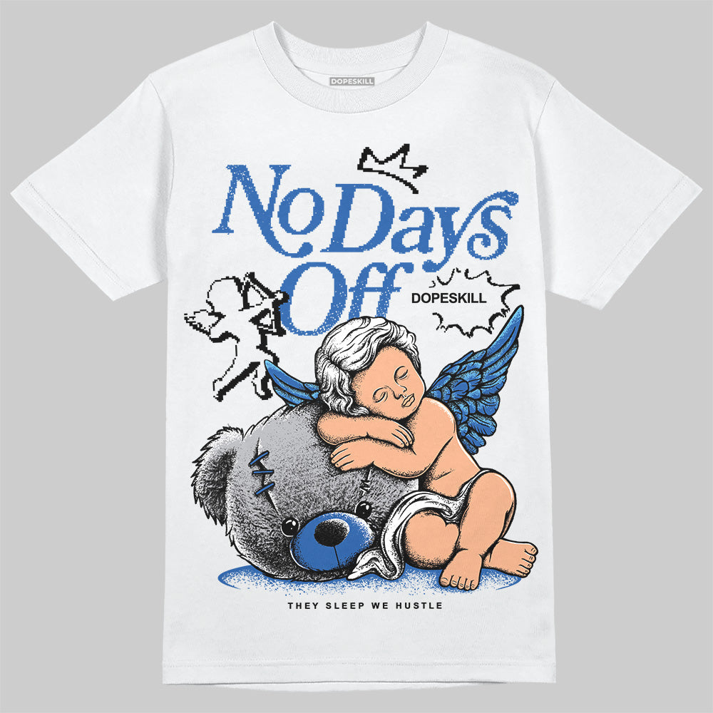 Blueberry 12s DopeSkill T-Shirt New No Days Off Graphic