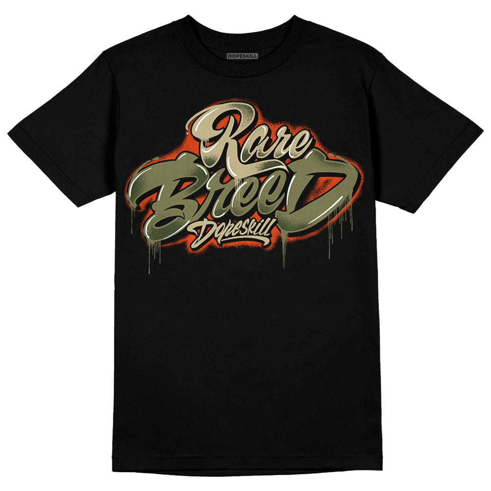 Olive Collection DopeSkill T-Shirt Rare Breed Type Graphic