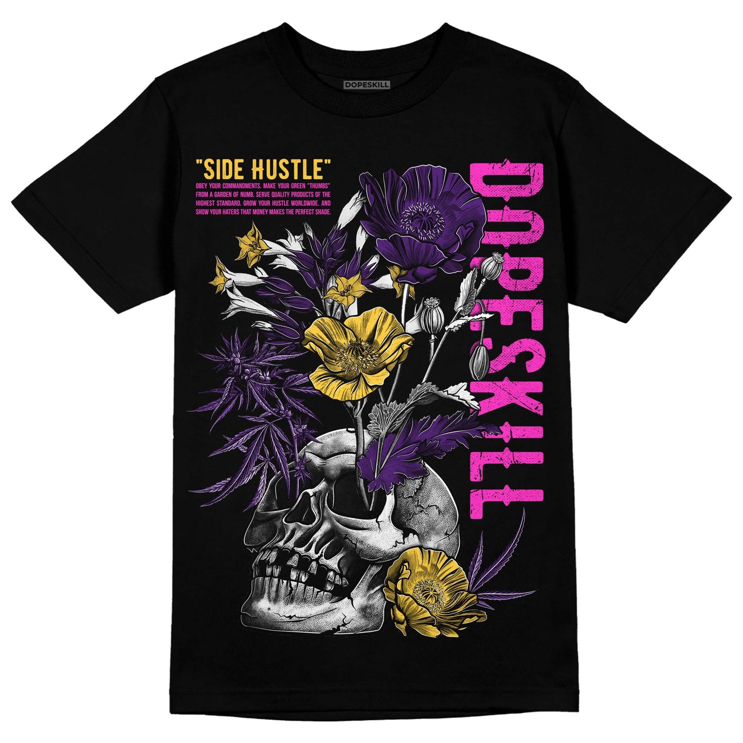 Field Purple 12s DopeSkill T-Shirt Side Hustle Graphic
