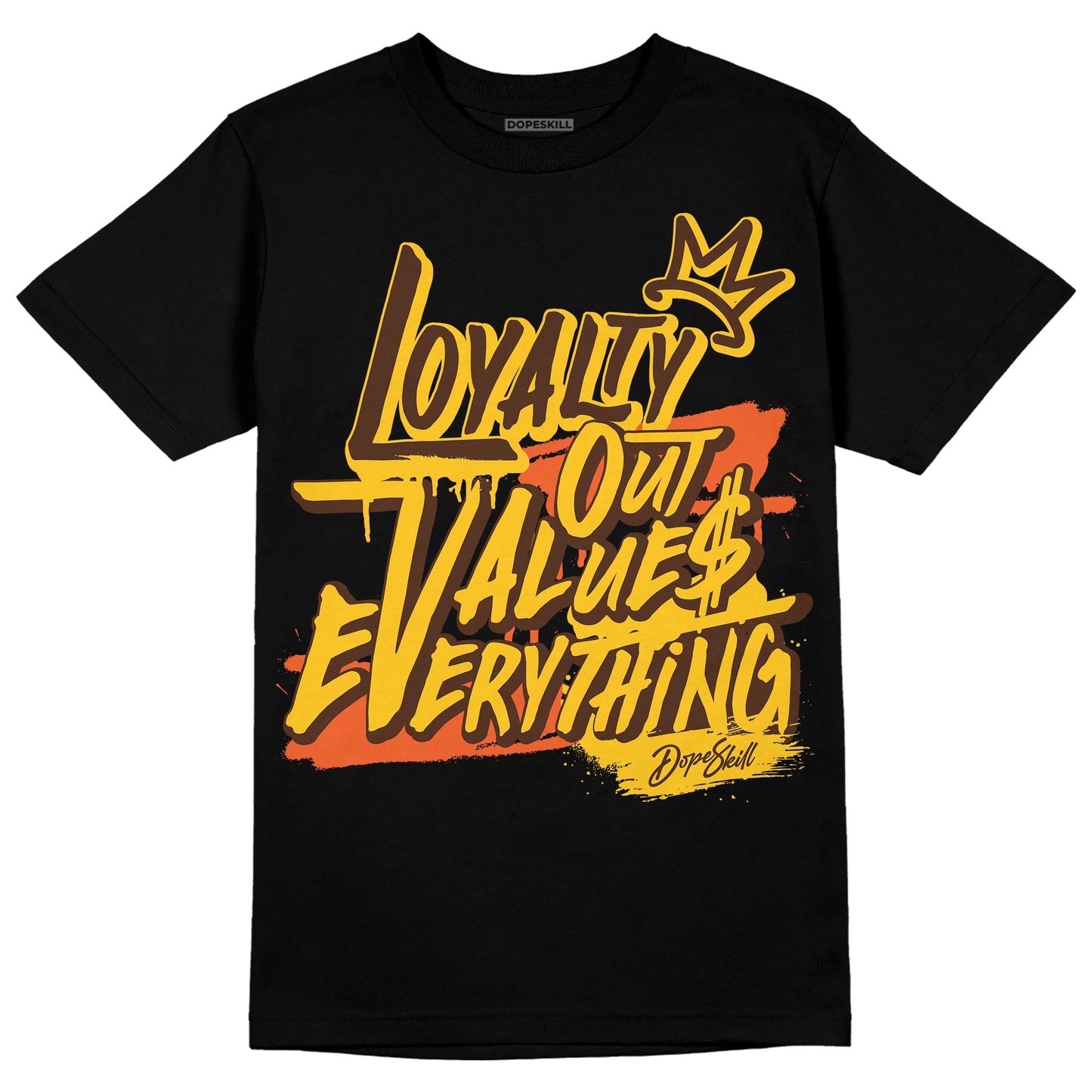 Yellow Collection DopeSkill T-Shirt LOVE Graphic