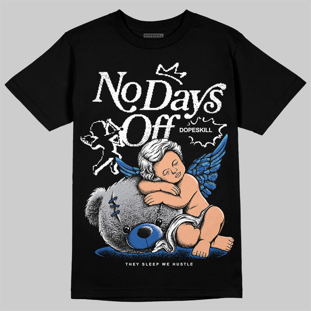 Blueberry 12s DopeSkill T-Shirt New No Days Off Graphic