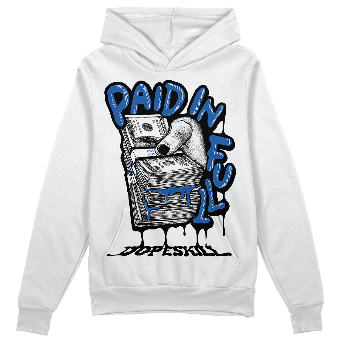 Space Jam 11s DopeSkill Hoodie Sweatshirt Paid In Full Graphic