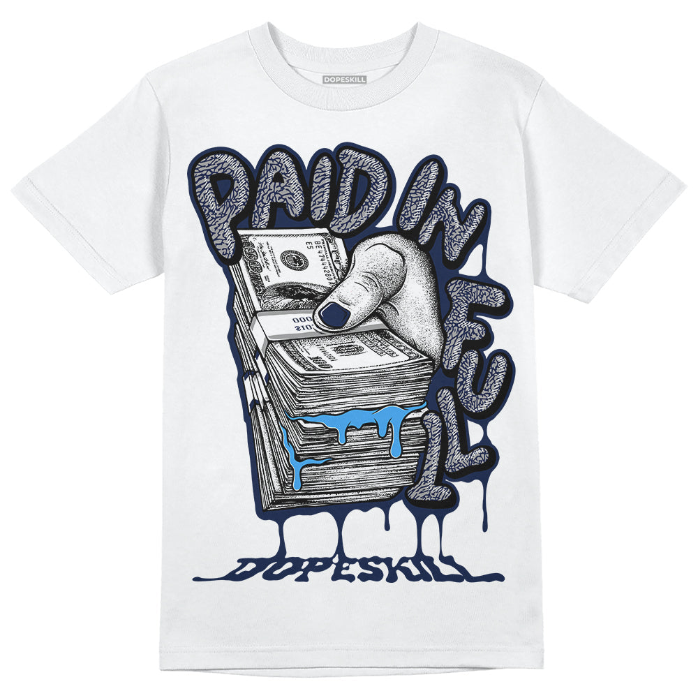 AJ Spizike White Obsidian DopeSkill T-Shirt Paid In Full Graphic