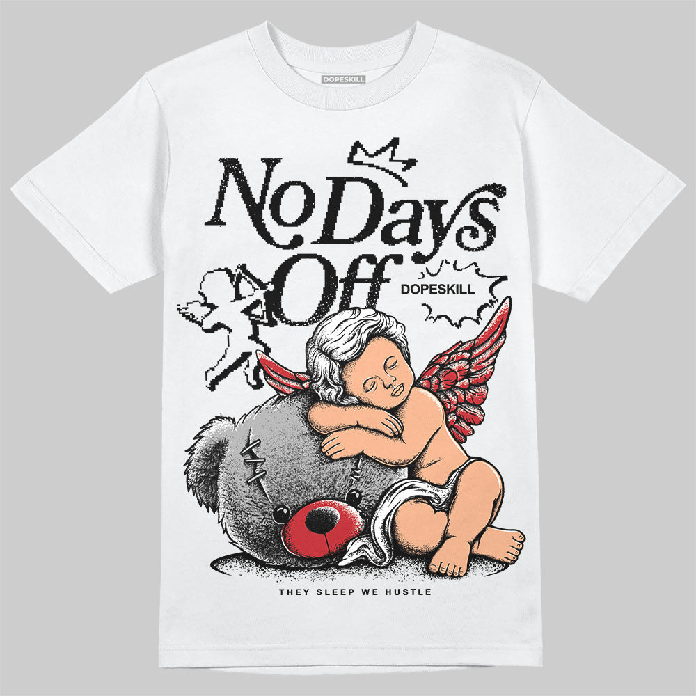 Bred Velvet 11s DopeSkill T-Shirt New No Days Off Graphic