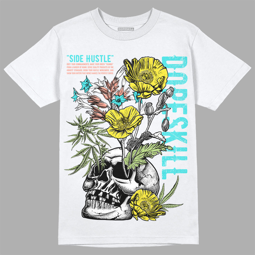Cyan Burst 9060 DopeSkill T-Shirt Side Hustle Graphic