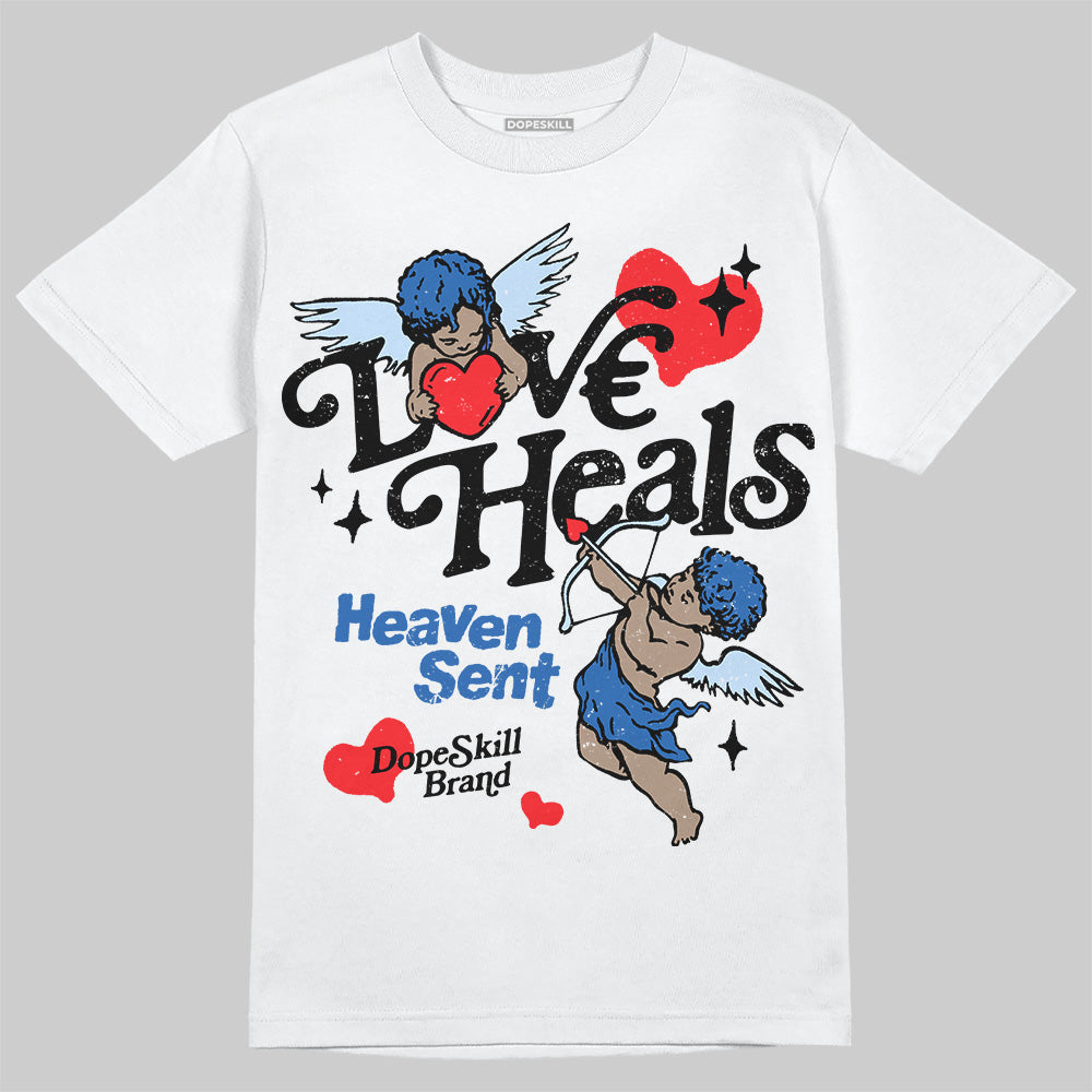 Space Jam 11s DopeSkill T-Shirt New Love Heals Graphic