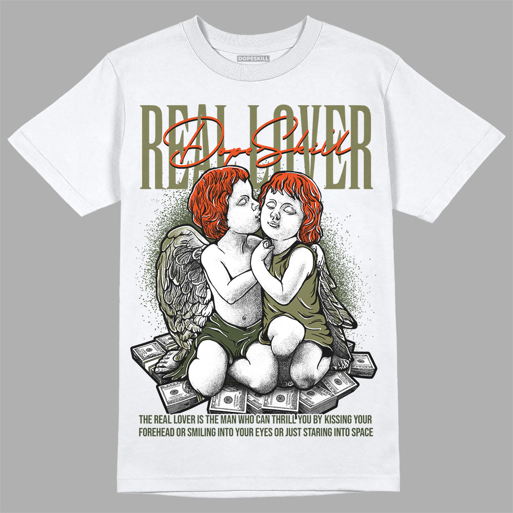 Olive Collection DopeSkill T-Shirt Real Lover Graphic
