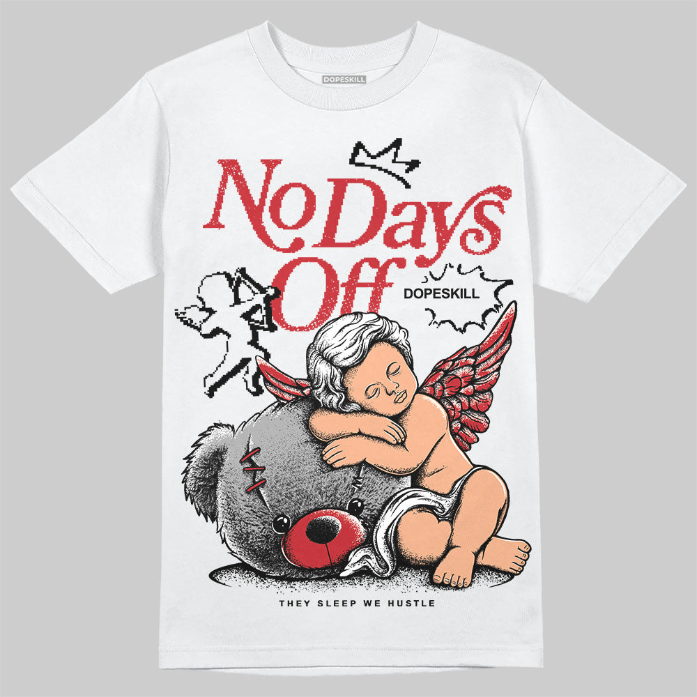 Bred 11s DopeSkill T-Shirt New No Days Off Graphic