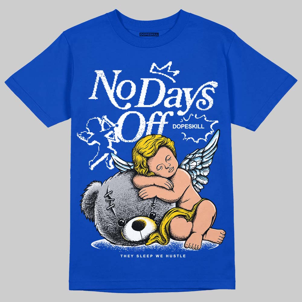 Blueberry 12s DopeSkill Royal T-shirt New No Days Off Graphic