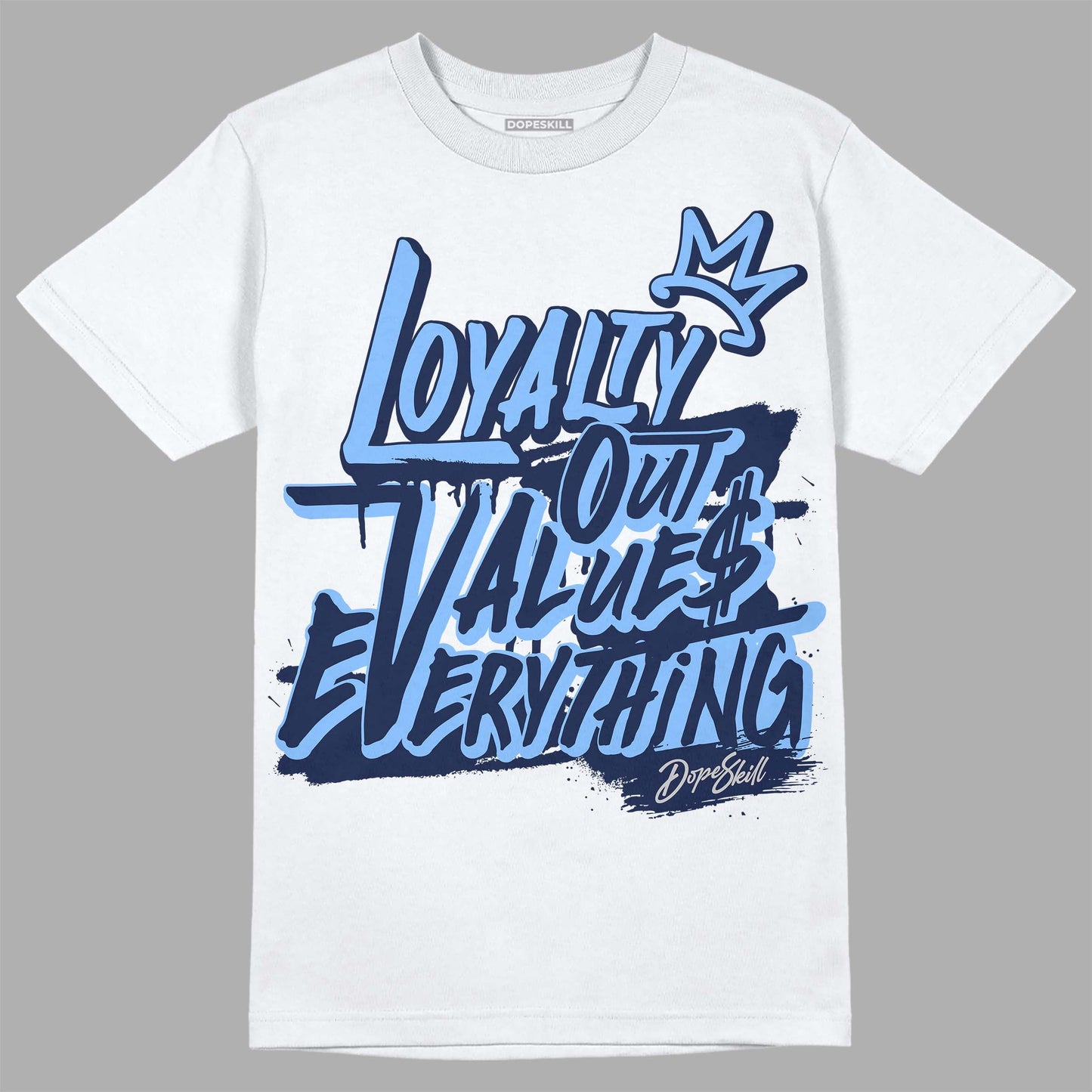 Midnight Navy 5s DopeSkill T-Shirt LOVE Graphic