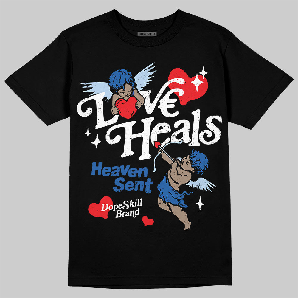 Space Jam 11s DopeSkill T-Shirt New Love Heals Graphic