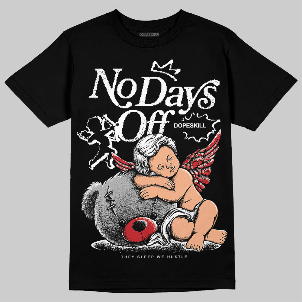 Bred Velvet 11s DopeSkill T-Shirt New No Days Off Graphic