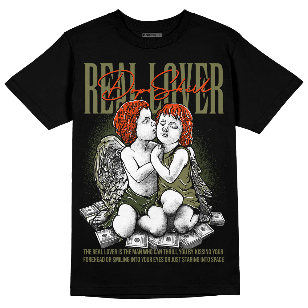 Olive Collection DopeSkill T-Shirt Real Lover Graphic