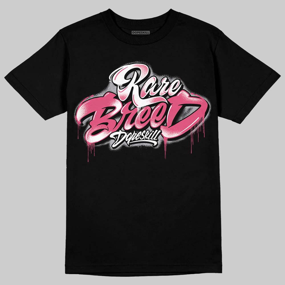White Fluo Pink DopeSkill T-Shirt Rare Breed Type Graphic