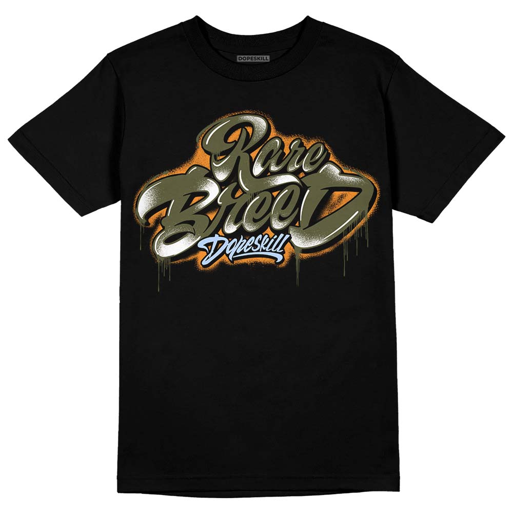 Olive 5s DopeSkill T-Shirt Rare Breed Type Graphic