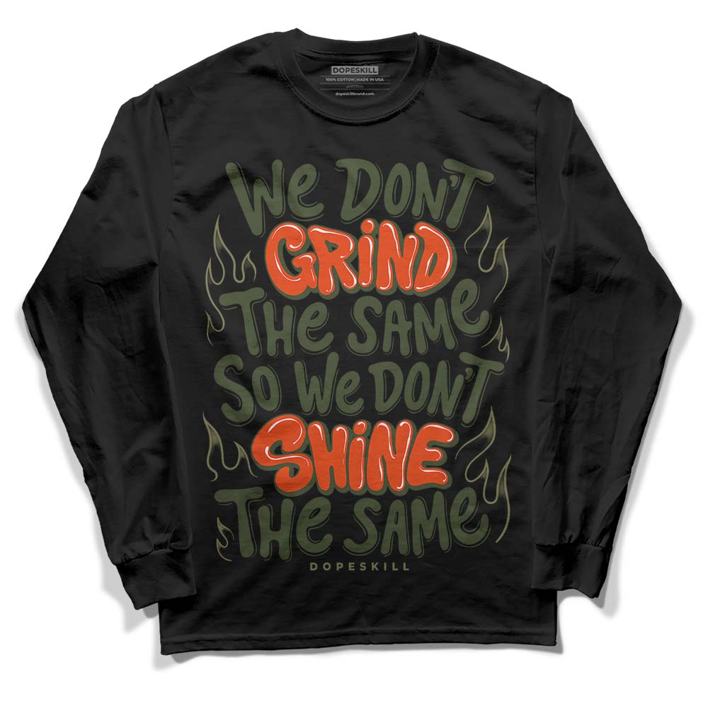 Olive Collection DopeSkill Long Sleeve T-Shirt Grind Shine Graphic