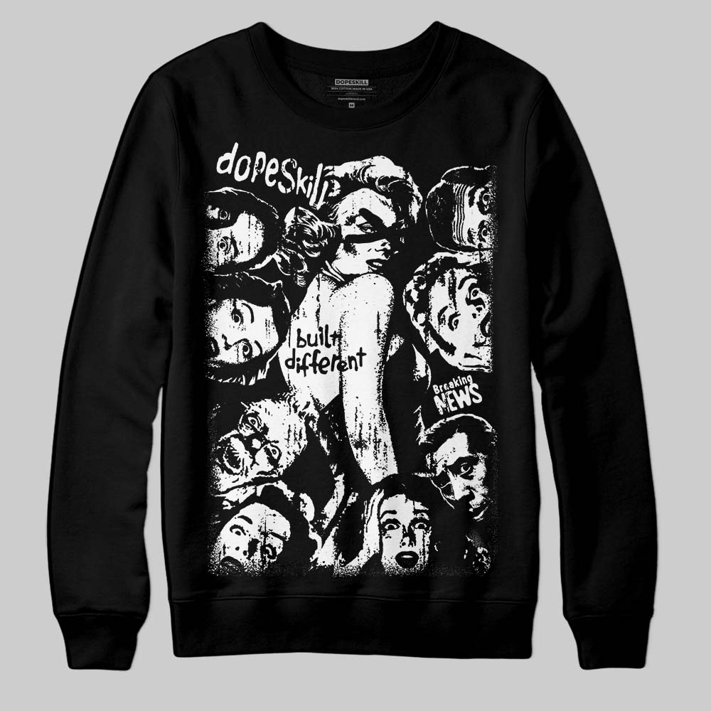 Dunk Panda White Black DopeSkill Sweatshirt Built Different Graphic