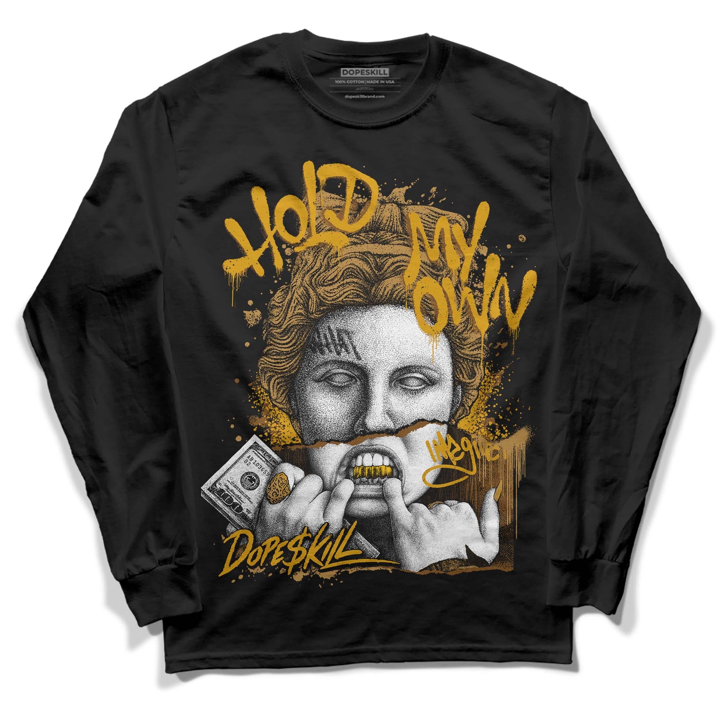 Wheat 13s DopeSkill Long Sleeve T-Shirt Hold My Own Graphic