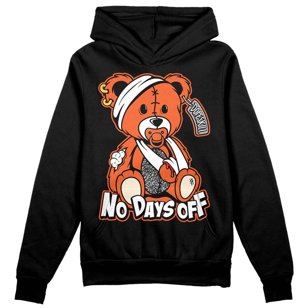 Georgia Peach 3s DopeSkill Hoodie Sweatshirt Hurt Bear Graphic