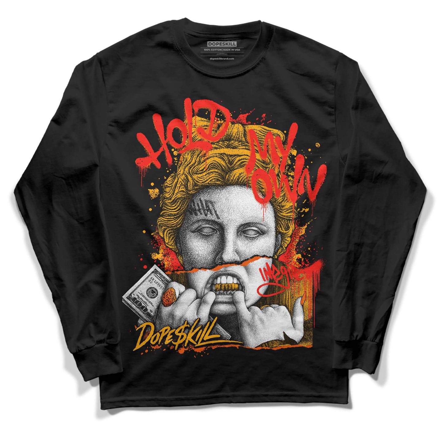Black Taxi 12s DopeSkill Long Sleeve T-Shirt Hold My Own Graphic