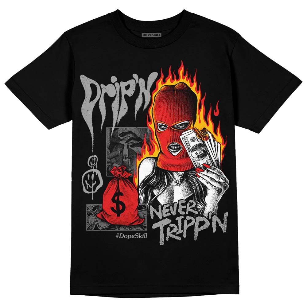 Grey Collection DopeSkill T-Shirt Drip'n Never Tripp'n Graphic