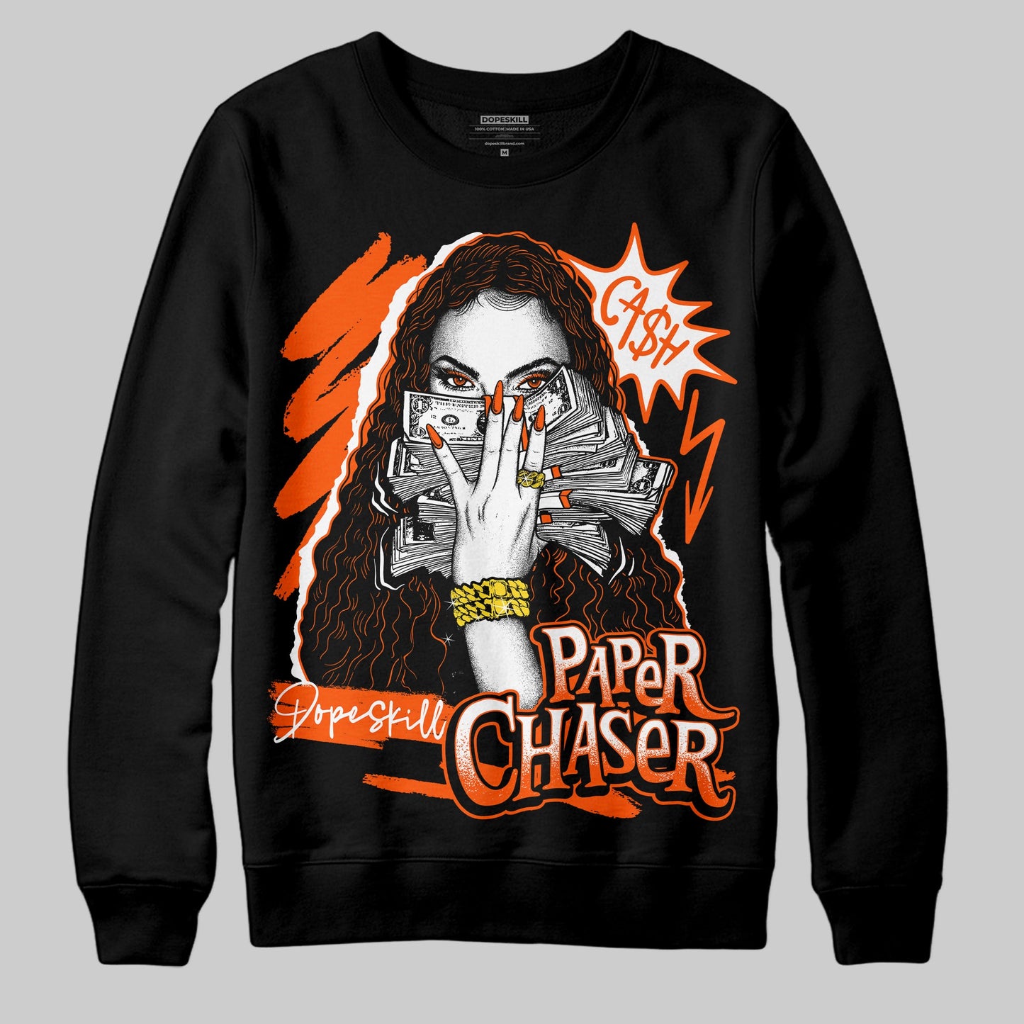 Orange Milk DopeSkill Sweatshirt NPC Graphic