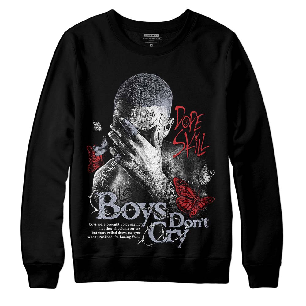 Bred Reimagined 4s DopeSkill Sweatshirt Boys Don't Cry Graphic