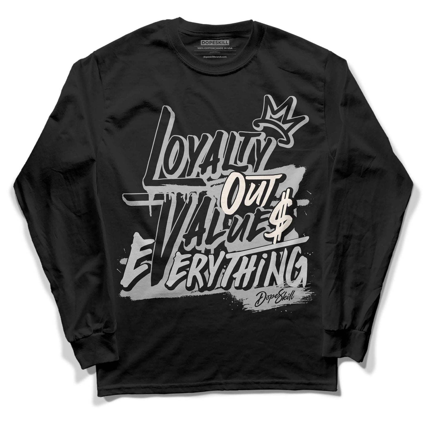 Off Noir 3s DopeSkill Long Sleeve T-Shirt LOVE Graphic