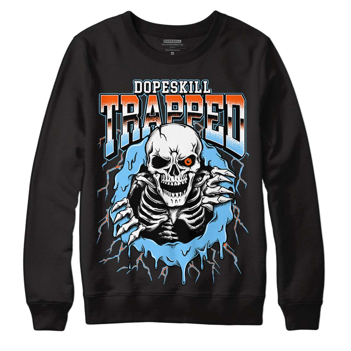Dunk Low Futura University Blue DopeSkill Sweatshirt Trapped Halloween Graphic