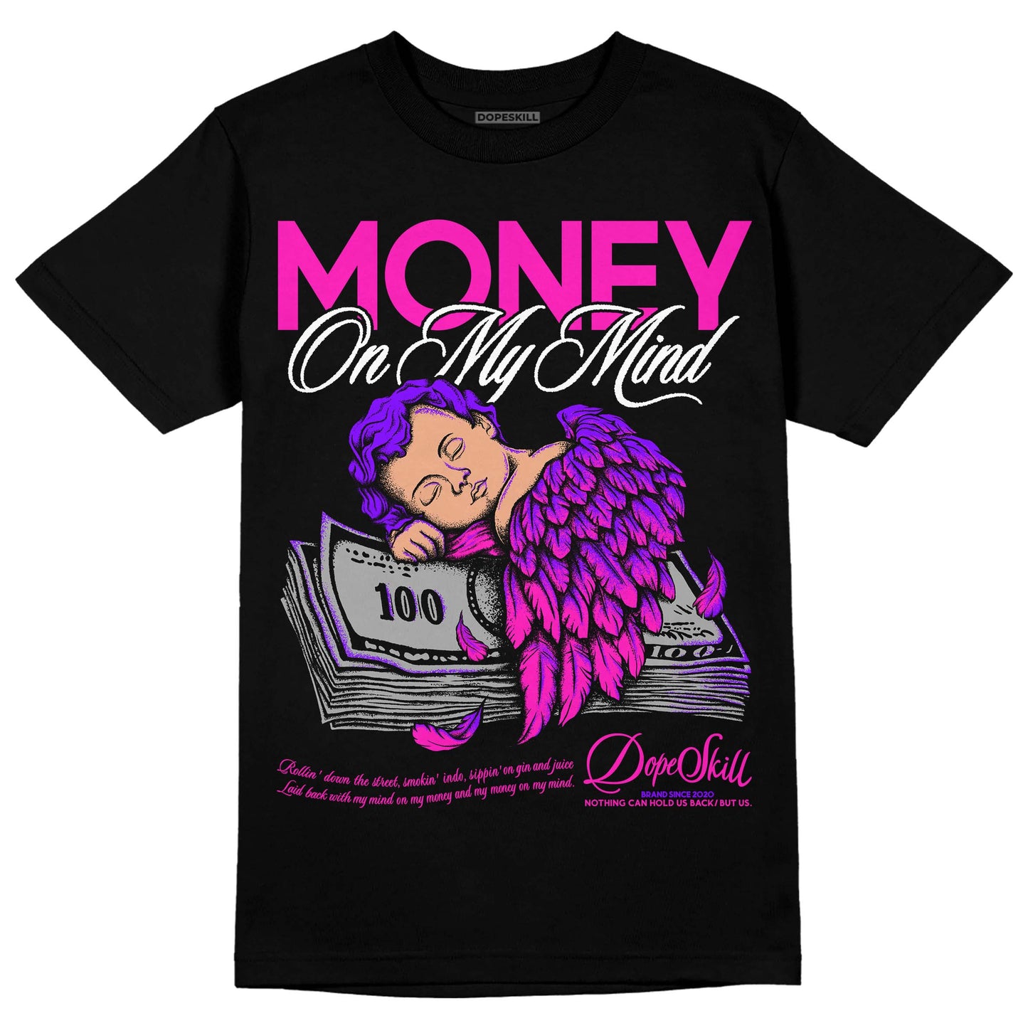 Dunk Low Active Fuchsia DopeSkill T-Shirt MOMM Graphic
