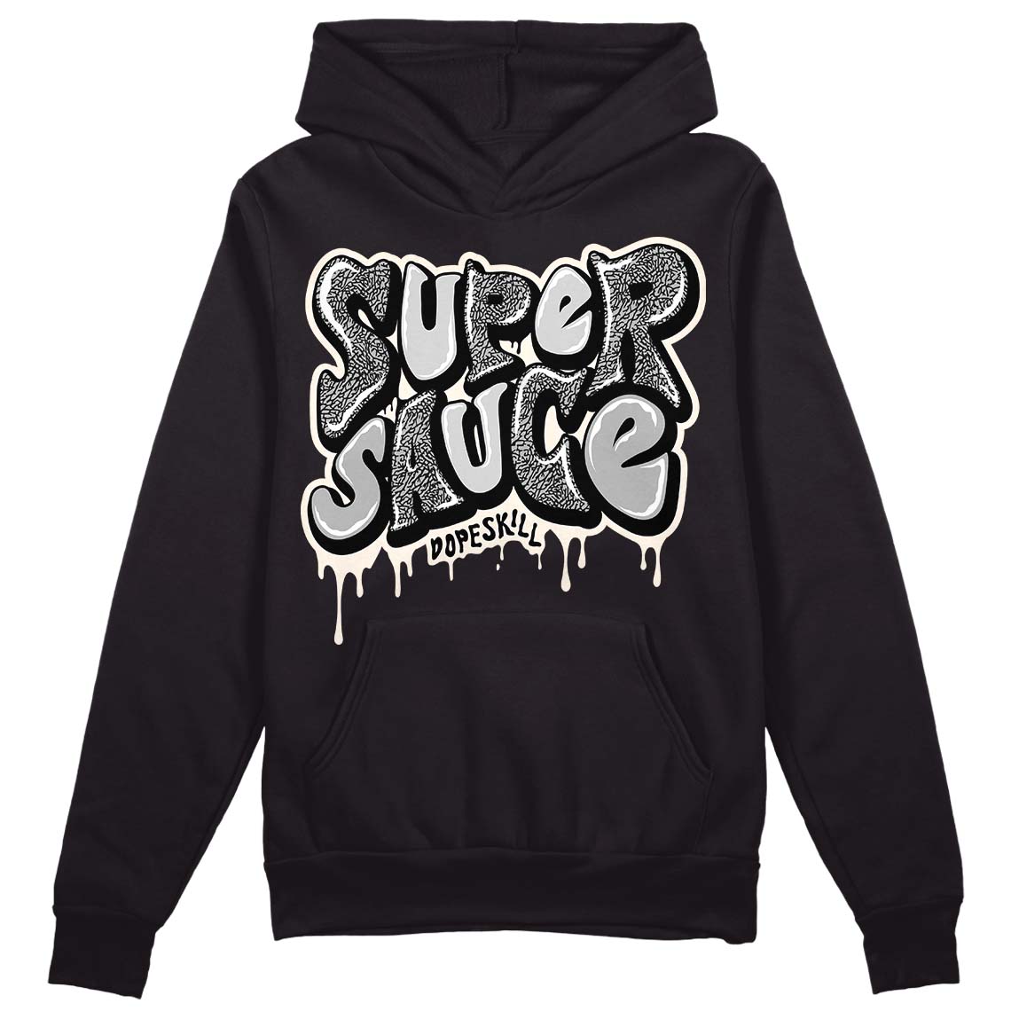 Off Noir 3s DopeSkill Hoodie Sweatshirt Super Sauce Graphic