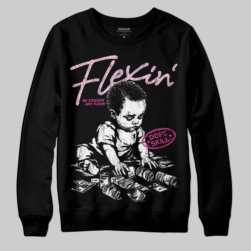 Pink Collection DopeSkill Sweatshirt Flexin' Graphic