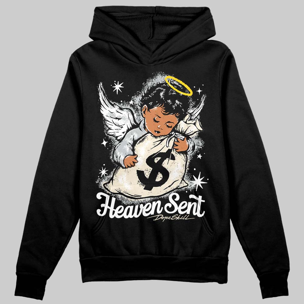 Reverse Metallic 5s DopeSkill Hoodie Sweatshirt Heaven Sent Graphic