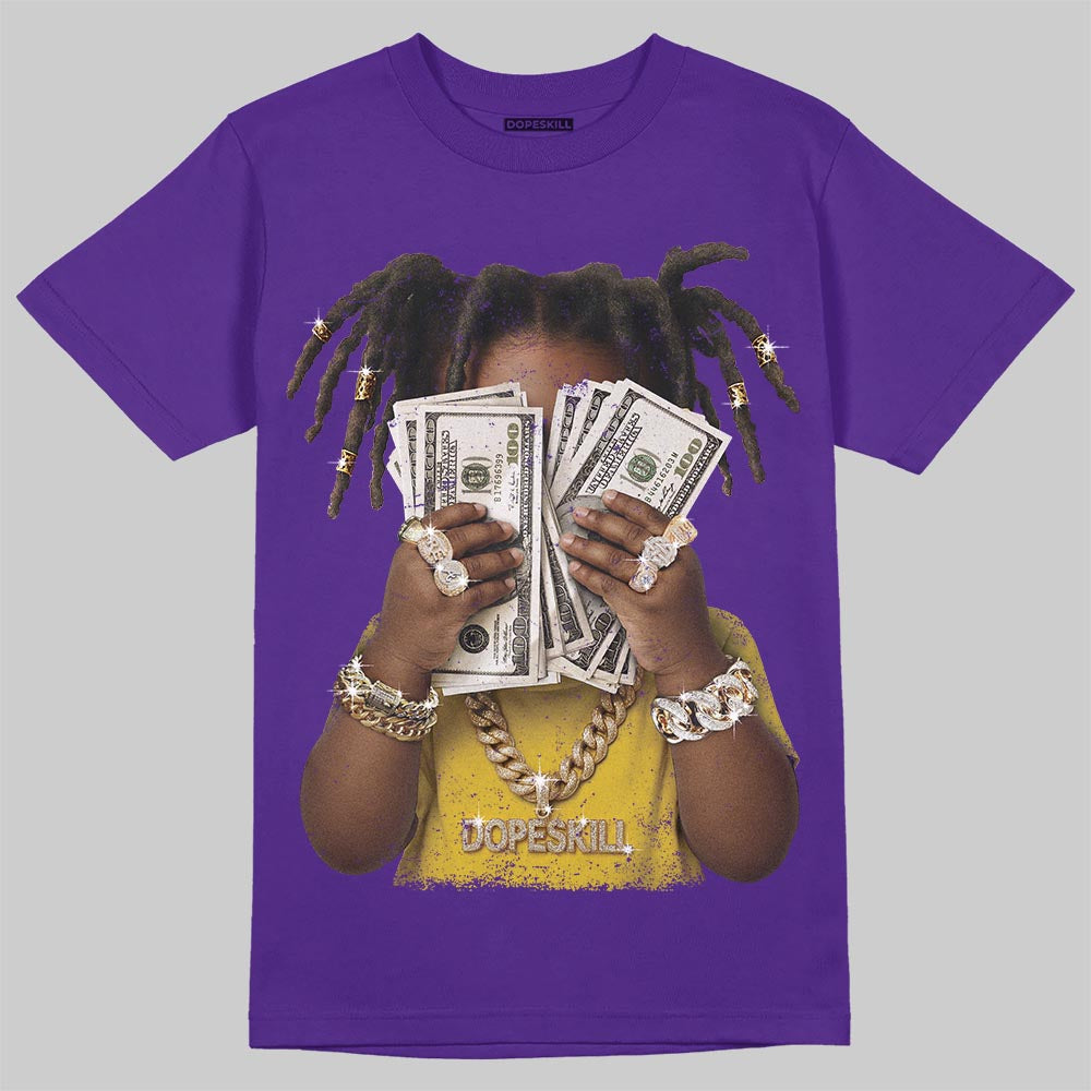 Court Purple 13s DopeSkill T-Shirt Rich Youth Graphic