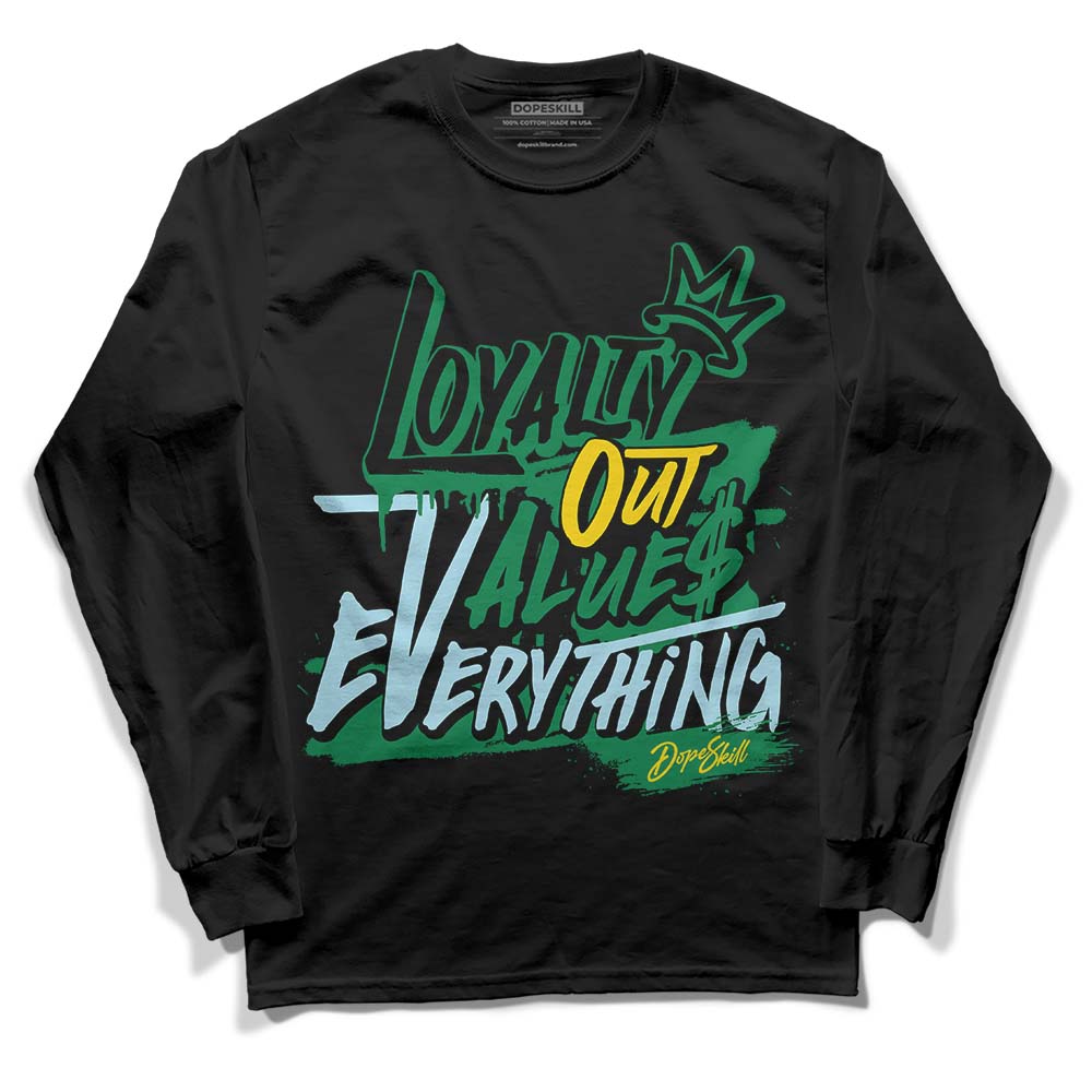 Lucky Green 5s DopeSkill Long Sleeve T-Shirt LOVE Graphic