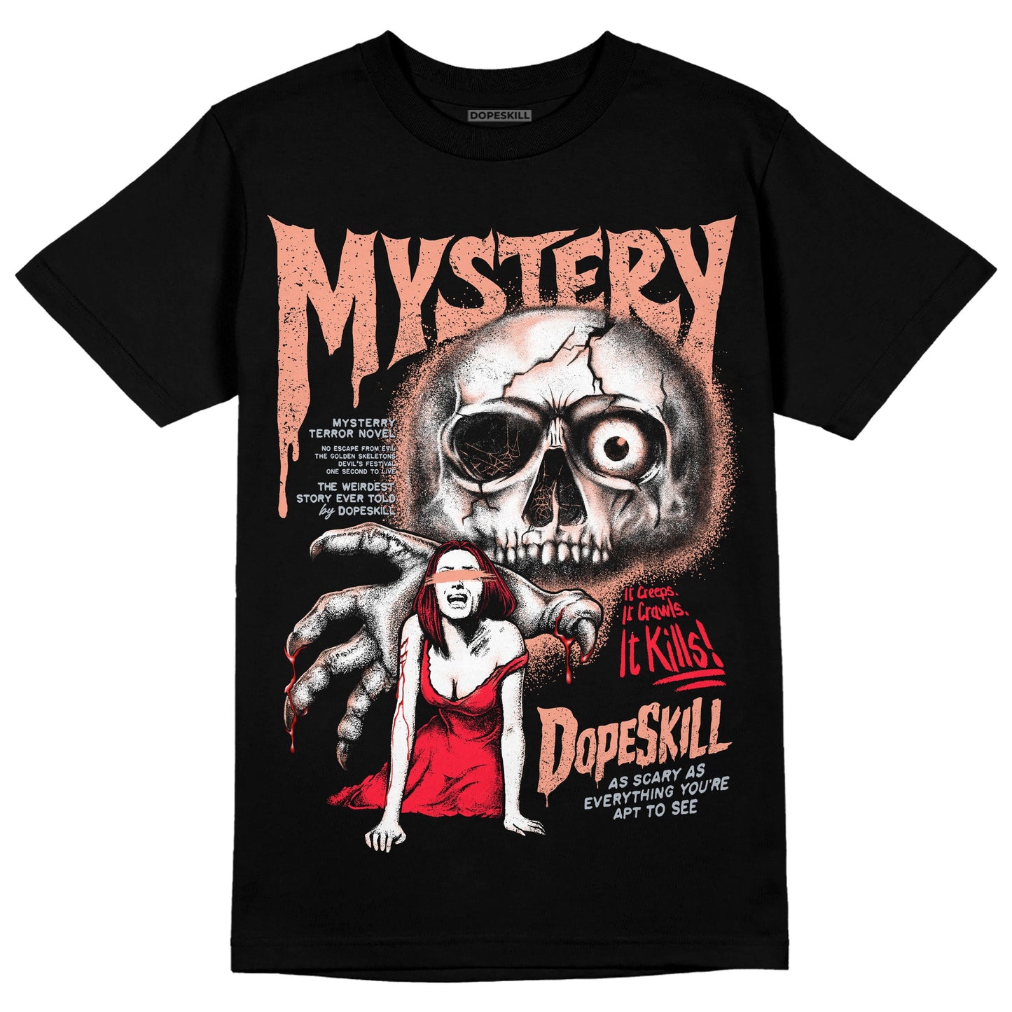 Crimson Bliss 5s DopeSkill T-Shirt Mystery Ghostly Grasp Graphic